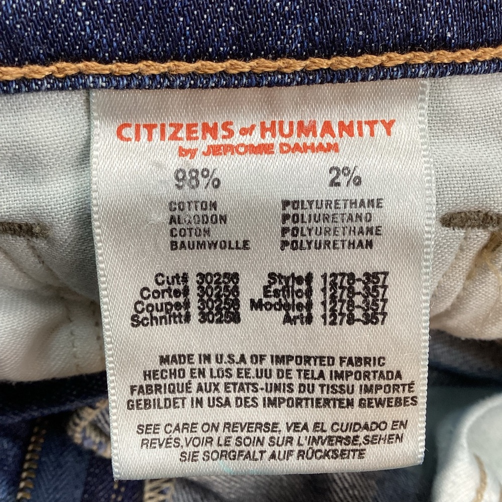 COH Citizens of Humanity Ava Low Rise Straight Leg Cropped Jeans - Picture 11 of 14